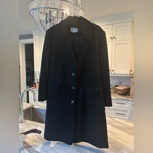 The best Paul Ho, black lambs wool size 12 dress winter coat virgin wool soft